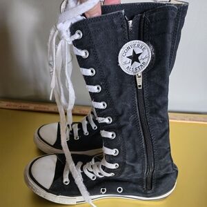 Converse All Star Black High-Top Lace-Up Boots